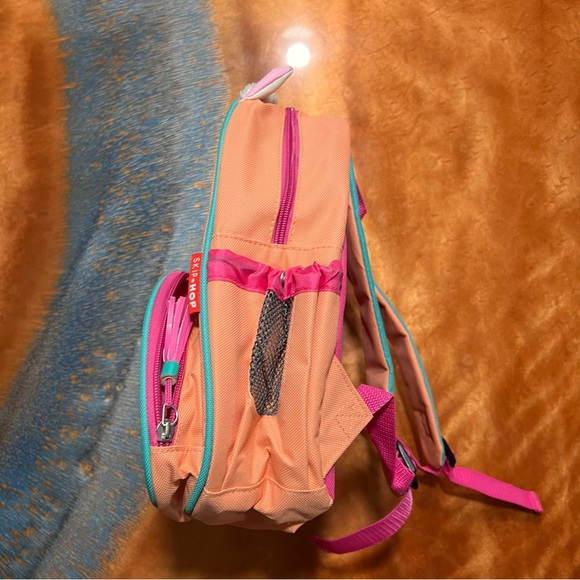 Skip Hop Zoo Llama Colorful Toddler child backpack tassel zipper pulls - Picture 4 of 14